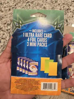 Pokemon mini Pack 3 Packs 1 Ultra Rare 4 Foil Cards - Image 2