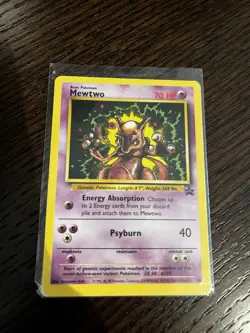 💥 Mewtwo - Black Star Promo - # 14 - WOTC Promo - Pokemon Vintage Card TCG - Image 1