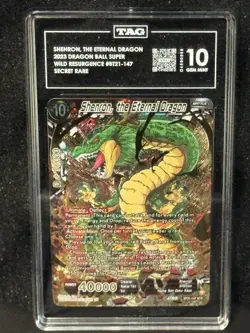 Dragon Ball Z TCG BT21-147 Shenron, the Eternal Dragon Foil Wild Resurgence Card - Image 1