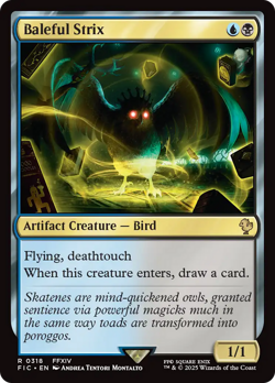 Baleful Strix [FINAL FANTASY Commander] Magic MTG - Image 1