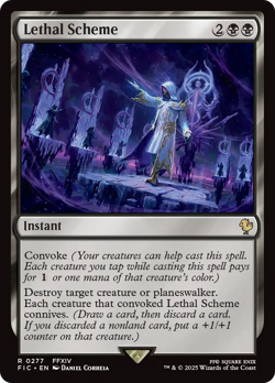 Lethal Scheme [FINAL FANTASY Commander] Magic MTG - Image 1