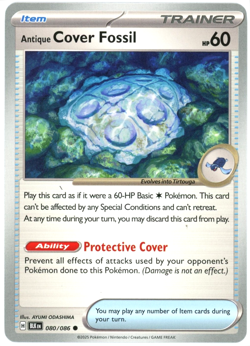 Antique Cover Fossil - 080/086 - Black Bolt - NM/M - Pokemon TCG - English - Image 1