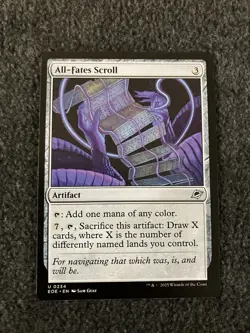 Magic The Gathering MTG - All-Fates Scroll - EOE - Image 1
