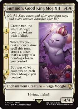 Summon: Good King Mog XII [FINAL FANTASY Commander] Magic MTG - Image 1