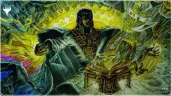 Playmat mtg Magic UP Holofoil DOMINARIA REMASTERED Force of Will mtg Mat - Image 1