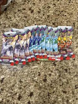 Pokemon TCG Scarlet & Violet Paldea Evolved Booster Packs, Lot Of 14 - Image 1