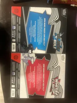 Pokemon Black Bolt And White Flare Binder Collection Set & Poster Collection - Image 1