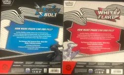 Pokemon Black Bolt And White Flare Binder Collection Set & Poster Collection - Image 2