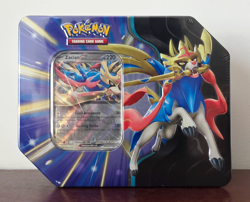 Pokemon TCG Slashing Legends Tin Zacian ex - 5 Booster Packs FACTORY SEALED NEW - Image 1