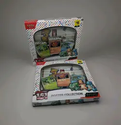 Lot of 2 New Sealed Pokemon Scarlet & Violet 151 Poster Collection Boxes 6 Packs - Image 1