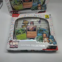 Lot of 2 New Sealed Pokemon Scarlet & Violet 151 Poster Collection Boxes 6 Packs - Image 2