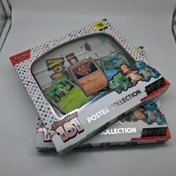 Lot of 2 New Sealed Pokemon Scarlet & Violet 151 Poster Collection Boxes 6 Packs - Image 3