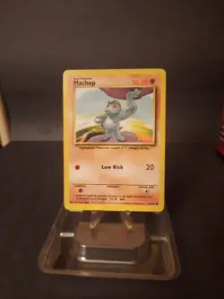 Machop 052/102 Base Set-Common-Vintage-Pokemon TCG-Fast Shipping ( LP ) - Image 2
