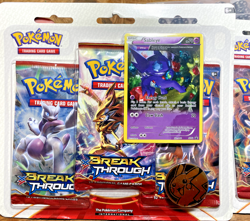(2) 2015 POKEMON XY BreakThrough Sableye Factory Sealed 3-PACK Blister Set - Image 4
