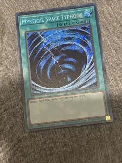 Mystical Space Typhoon Yugioh TCG 1st Edition RA02-EN048 - Image 1