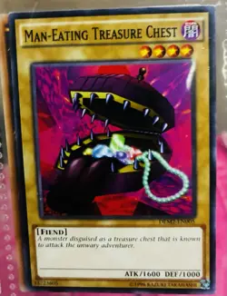 1996 YuGiOh Man-Eating Treasure Chest SDY-037 - Image 1