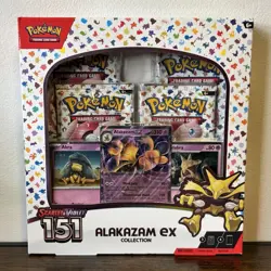 Pokemon TCG Scarlet & Violet 151 Alakazam Ex Collection Box Brand New Sealed CCG - Image 1