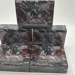 Yugioh Supreme Darkness Booster Box NEW FACTORY SEALED WITH FREE SHIPPING - Image 1