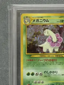 ARS10 Pokemon Card Meganium Old Back Swirl Holo No.154 Neo Premium File - Image 4