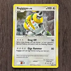 Regigigas DP40 Diamond and Pearl Holo Promo LP Pokemon Card TCG - Image 1