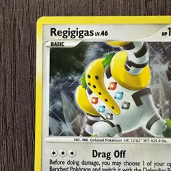 Regigigas DP40 Diamond and Pearl Holo Promo LP Pokemon Card TCG - Image 2