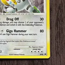 Regigigas DP40 Diamond and Pearl Holo Promo LP Pokemon Card TCG - Image 5