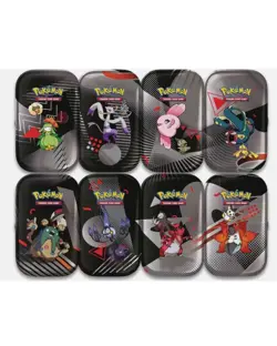 Pokemon Black Bolt & White Flare Unova Mini Tin Display 8 Tins TCG Brand New 196214114173 - Image 4