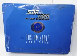 Decipher Star Trek Next Generation Limited Edition Customizable Card Game NOS - Image 1
