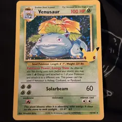 Pokemon TCG Venusaur Holo Card 15/102 Classic Celebrations 25th Anniversary - Image 1