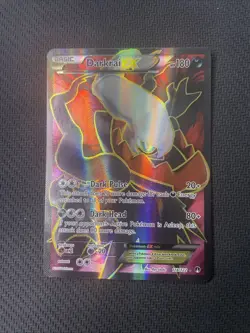 Pokemon TCG Darkrai EX 118/122 Full Art Ultra Rare Holo - XY BREAKpoint Card - Image 1