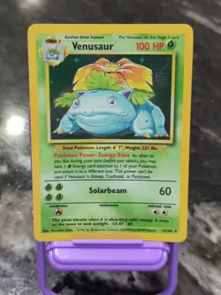 Pokemon The Card Game 1999 - Venusaur 15/102 Holo Rare - FREE SHIPPING - Image 1