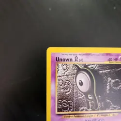 Pokemon Card Neo Discovery Unown [A] 33/75 Non-Holo - LP - Image 4