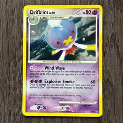 Drifblim DP34 Diamond and Pearl Holo MP Promo Pokemon Card TCG - Image 1