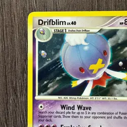 Drifblim DP34 Diamond and Pearl Holo MP Promo Pokemon Card TCG - Image 2