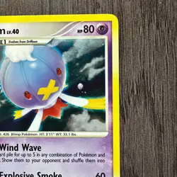 Drifblim DP34 Diamond and Pearl Holo MP Promo Pokemon Card TCG - Image 3