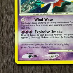 Drifblim DP34 Diamond and Pearl Holo MP Promo Pokemon Card TCG - Image 4