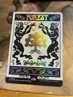 MTG Secret Lair Forest #892 0892 SLD0892 Bonus Card IN HAND SHIPS FAST - Image 1