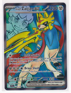 Pokemon TCG Hop's Zacian EX Full Art Journey Together English Card 176/159 - Image 1