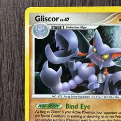 Gliscor DP36 Diamond and Pearl Holo Promo MP Crease Pokemon Card TCG - Image 2