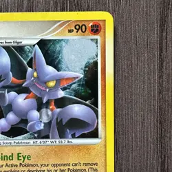 Gliscor DP36 Diamond and Pearl Holo Promo MP Crease Pokemon Card TCG - Image 3