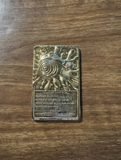 Pokemon 1999 23k Gold Plated Trading Card Burger King Promo #61 POLIWHIRL - Image 2