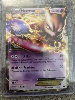 Pokemon TCG Mewtwo EX 54/99 Celebrations Classic Collection Holo Card - Image 1