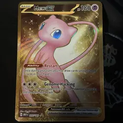 Pokemon Scarlet and Violet 151 Mew EX Gold Metal Card 205/165 2023 - Image 1