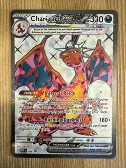 Charizard ex - SVP056 - Pokemon Scarlet & Violet Promo Ultra Rare Holo Card NM - Image 1