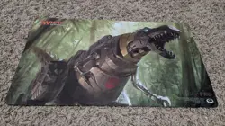 Magic Gathering Transformer Hascon 2017 Ultra Pro Grimlock Dinobot MTG playmat - Image 1
