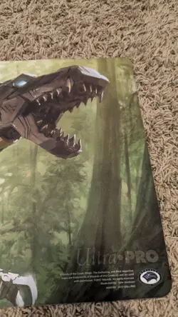 Magic Gathering Transformer Hascon 2017 Ultra Pro Grimlock Dinobot MTG playmat - Image 2