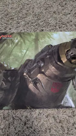 Magic Gathering Transformer Hascon 2017 Ultra Pro Grimlock Dinobot MTG playmat - Image 3