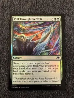 Magic The Gathering MTG - Pull Through the Weft Foil - EOE - Image 1