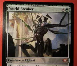 MTG, EDGE OF ETERNITIES * WORLD BREAKER* #0112, MYTHIC, REGULAR, EOC - Image 2