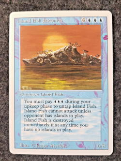 Island Fish Jasconius Revised Rare NM MTG Never Played ................(DS3D1K5) - Image 1